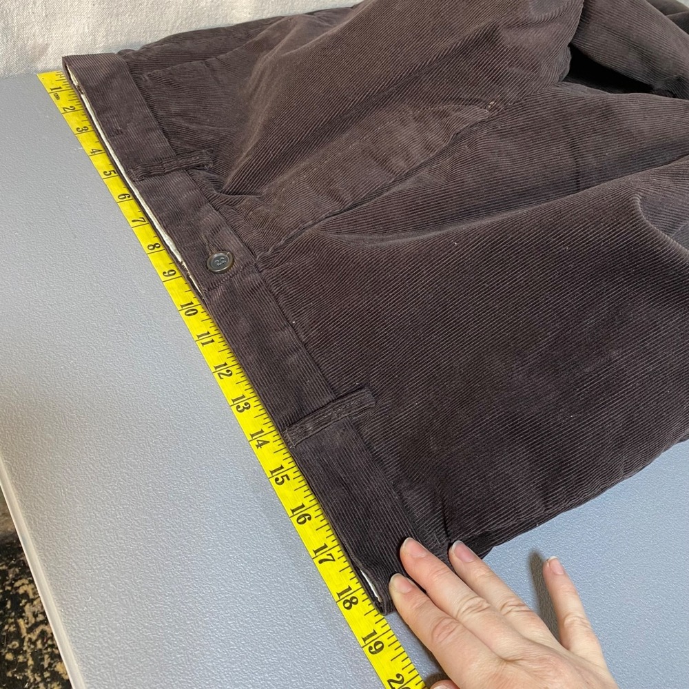 Dockers Mens Brown Corduroy Pants Size 36x30 D3 Professor Academia Straight Leg - Picture 8 of 11